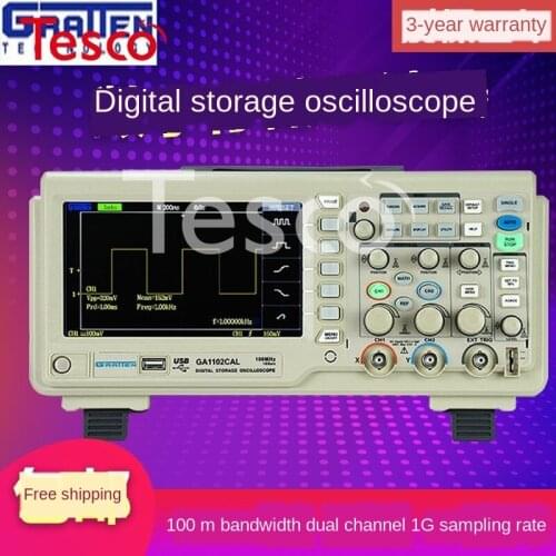 Dual channel digital oscilloscope GA1102CAL / 1202CAL 100M / 200M 1G sampling
