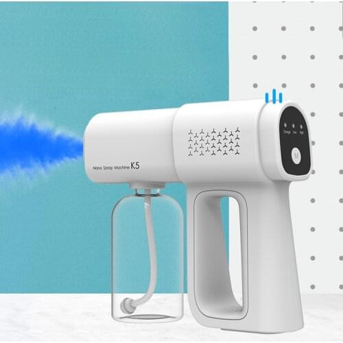 K5 Nano Electric Spray Gun Handheld Rechargable Nano Atomizer Steam Gun Large Capacity Electric Sprayer Nozzle Adjustable Fogger