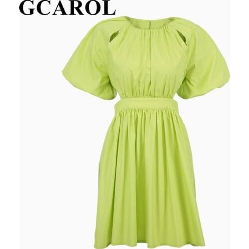 Летние платья с рукавами GCAROL China At AliExpress