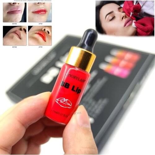 Korean 8ml BB Iip Glow Long Lasting Cream Hydrating Pigmented Natural Lip Gloss Cream Pigment Lip Coloring Cosmetic Starter Kit