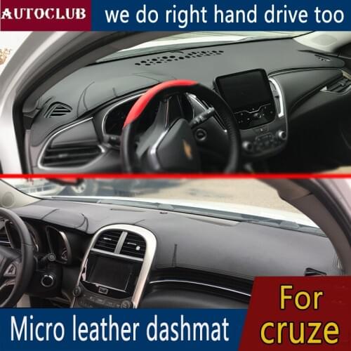 For Chevrolet Malibu 2013-2019 Leather Dashmat Dashboard Cover Pad Dash Mat Sunshade carpet custom 2014 2015 2016 2017 2018