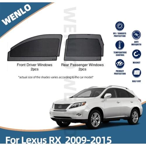 Magnetic Sun Shade For Car Window Fit For Lexus RX RX270 RX350 RX450h AL10 2009-2015 Auto Curtain Cover