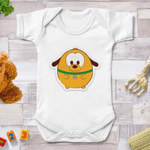 Baby Boy Clothes Summer Short Sleeve Fat Cartoon Printed Baby Rompers Newborn Cartoon Printed Bodysuits Girl Boy Playsuit
