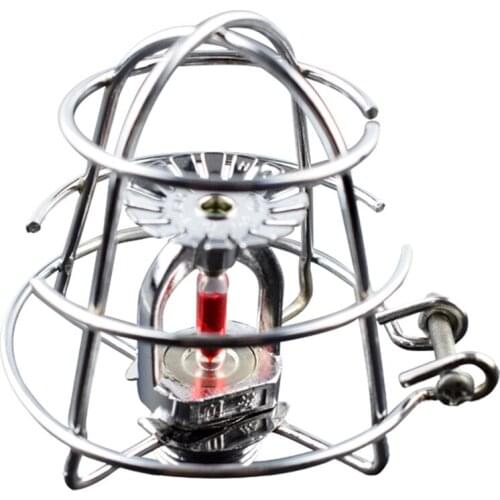 Fire Sprinkler Head Protection Frame Recessed Fire Sprinkler Headguard Chrome Plated Sprinkler Headcage