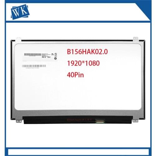 "Para portátil 15,6" Pantalla táctil B156HAK02.0 H/W:1A B156HAK02.0 FRU 00UR889 para Lenovo ThinkPad T570 T580 FHD1920x1080 Pane