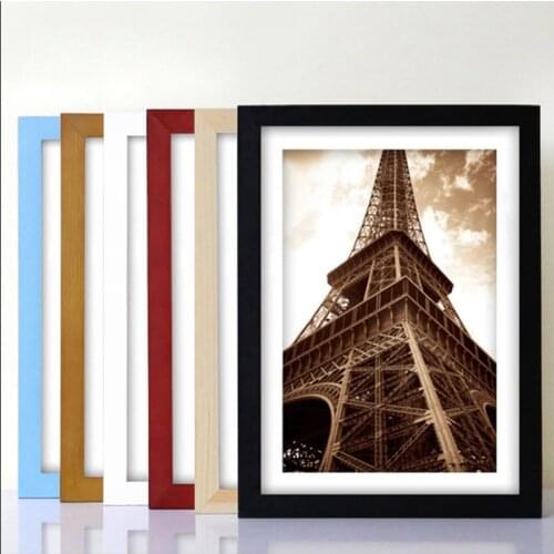 Multicolor Wooden picture frame decoration picturebirthday gift decoration wall frame can be customized to add Art photo