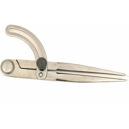 Handmade DIY Leather Leather Tools Sidewalker Blanking Device Scribing Device Circular Planer Spacing Gauge Compass Craft