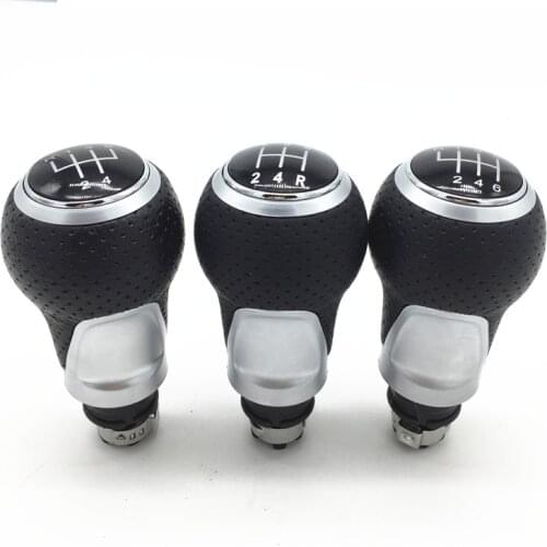 Gear shift knob Lever Stick Handball For Audi A3 A4 B6 B7 B8 A6 S4 8K A5 8T Q5 8R S Line /Ibiza 6J /Seat Leon /Golf MK4 / Passat