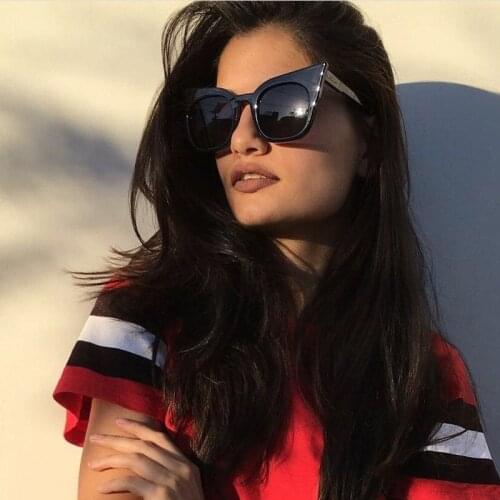 Fashion brand Classic fashion Men Women Gradient lens sunglasses Cat eyes Parent-child sun glasses oculos Gafas