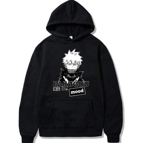 My Hero Academia Bakugou Katsuki Unisex Hoodie Printing Men/Women Hoodie Long Sleeve Fashion Designer Streetwear