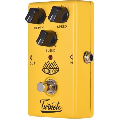 Twinote BBD CHORUS Analog Chorus Guitar Effect Pedal Processsor Full Metal Shell True Bypass Guitar Pedal Guitar Accessories