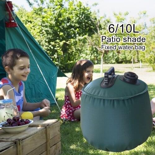 10L/6L Heavy Fixed Water Bag Heavy Duty Water Weight Bag Durable Saddle Design Backyard Sun Shade Fixing Durable Water Bag