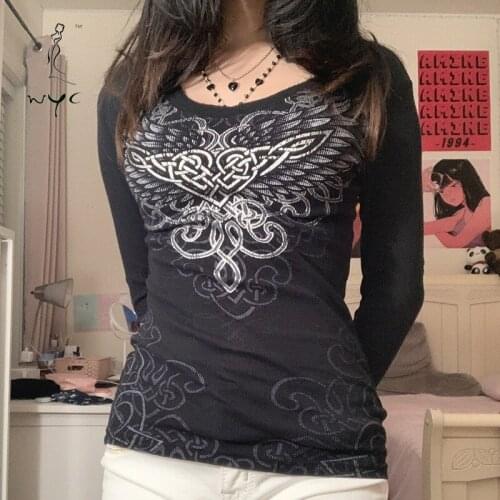 Женские футболки с принтом WYC China At AliExpress