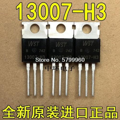 10pcs/lot FJP13007-H3 13007-H3 TO220 WST transistor
