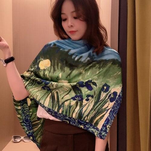 2021 new spring female scarf high quality shawl silk fashion scarf headscarf beach sunscreen bag headscarf scarf 110X110