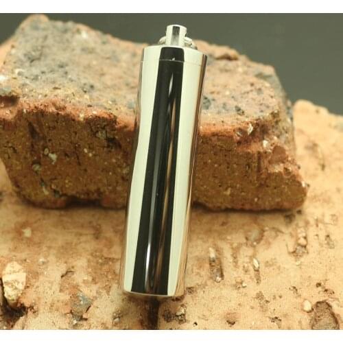 58 mm * 13 mm Unisex Polishing Cool Perfume Bottle Pendant