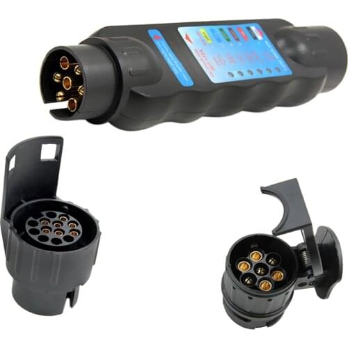 7Pin 13Pin Car Caravan Towing Trailer Cable Circuit Plug Socket Tester Detector Auto