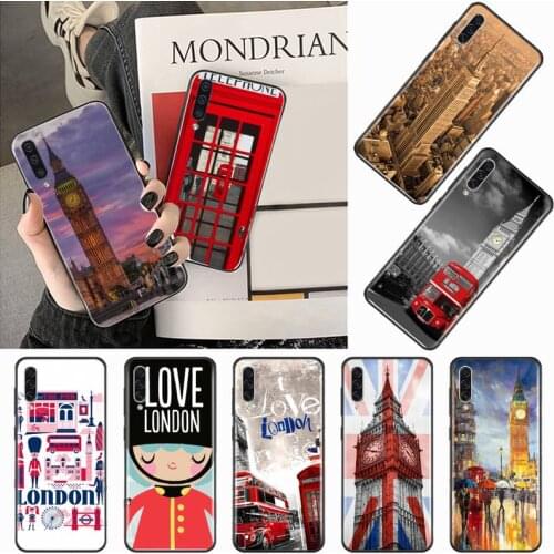 London Big Ben Empire Building Phone Case For Samsung galaxy S 9 10 20 A 10 21 30 31 40 50 51 71 s note 20 j 4 2018 plus