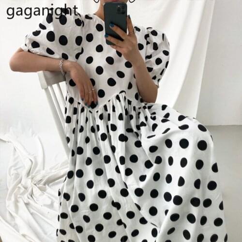 Gaganight Summer Polka Dot Dresses