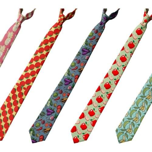 Fashion Lattice 8cm Polyester Men Tie 3d Printed Casual Slim Wedding Business Tie High-Quality Polyester Party Accessories Tie