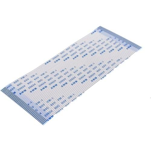 10pcs FPC FFC Flexible Flat Cable 40 PIN 1.0 mm pitch Step Same Sides Type A Length 1000 mm 1 meter Flat FlexCable Jumpers