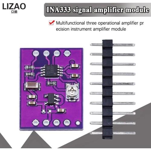INA333 Human Micro Signal Multifunctional Three Op Amp Precision Instrumentation Amplifier Module