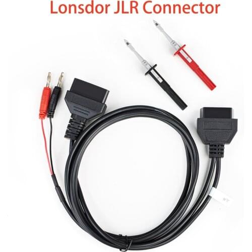 Lonsdor JLR Connector Support All key Lost Work with Lonsdor K518 Programming under Alarm State For 2015-2018 Land Rover