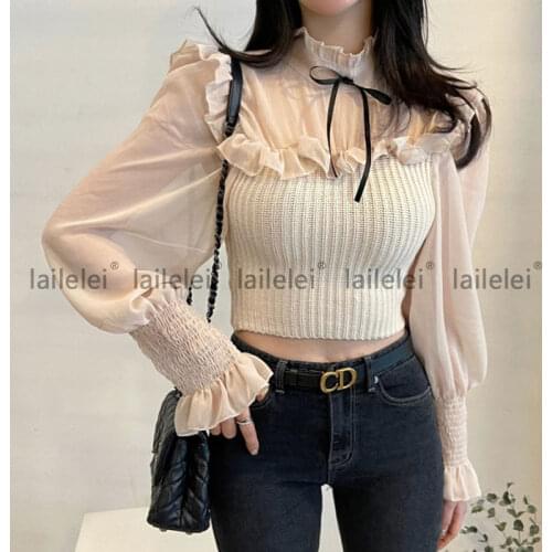 Трикотажные блузки Lai Le Lei China At AliExpress