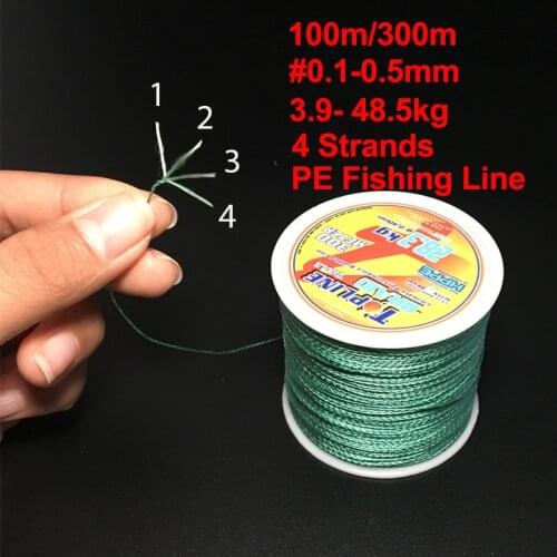 300 m #0.3 Braided Line Monofilament Fishing Tackle Pike Spinning Monofilament Fishing Line for Pike Test 5-25 Fishing Items Sea