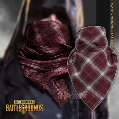 Cafiona Hot Fashion Triangle Scarf PUBG Playerunknowns Battlegrounds Cosplay Accessory 110 cm