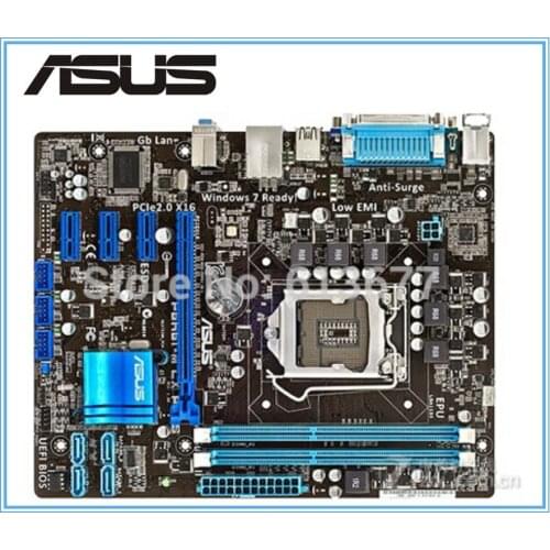 For ASUS P8H61-M LX PLUS original used desktop motherboard DDR3 LGA1155 16GB H61 sales boards Desktop mainboard
