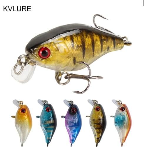 1PCS Micro Quality Minnow Fishing Lures 45mm/4.2g 3D Eyes Artificial Jig Wobblers Crankbait Bionic Hard Bait Bass Fishing Tackle