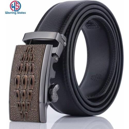 2019 Luxury Fashion Designer Brand Mens Belt High Quality Automatic Buckle Genuine Leather Belt Business Casual Belt for Men