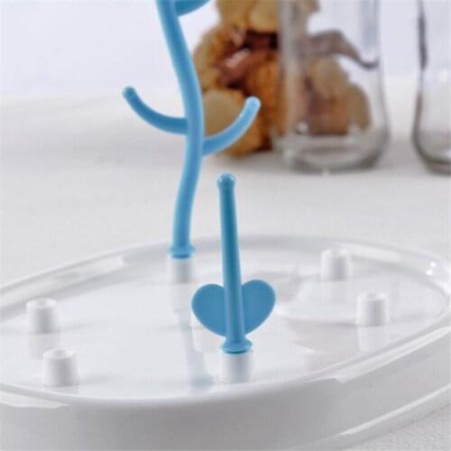 Baby Bottle Drying Rack Dryer Drainer Rack Shelf Safe Drain Feeding Bottles Rack Infant Milk Cup Nipple Pacifier Holder Supplies