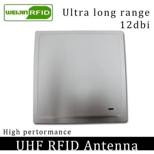 UHF RFID antenna VIKITEK VA12 902-928MHz circular polarization gain 12DBI ABS material Type N Interface super long distance