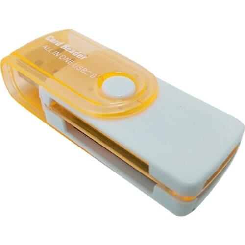 Useful 4 in 1 USB Memory Card Reader For MS MS-PRO TF Micro SD High Speed Compability: CF/CF II/MD/MS/MS-PRO/MS-DUO/MS-PRO-DUO