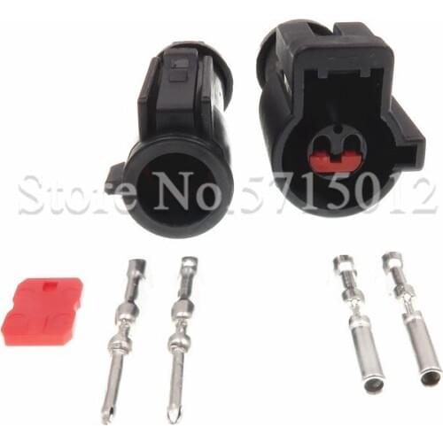 2 Hole Waterproof Automotive Electrical Plug Sealed Connector For Cars