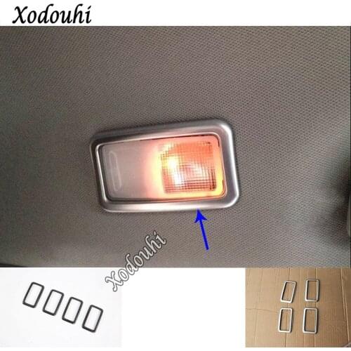 For Toyota Sienna 2018 2019 2020 Car Styling Sticker Body Head Back Rear Reading Light Lamp Trim Moulding Hoods Panel 4pcs