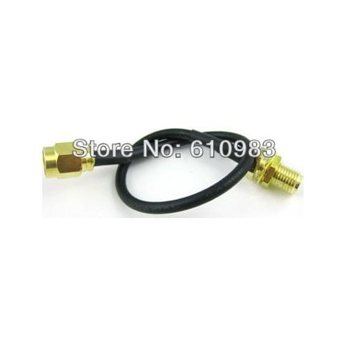 5pieces/lot) Wholesale SMA cable SMA female to SMA male connector pigtail cable RG174 20M