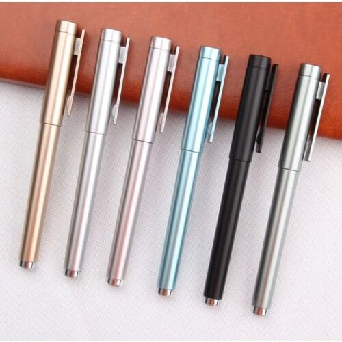 6pcs/lot Plastic Ballpoint Pen Oiled Pen Advertising Gift Pen Signature Pen Custom School Office Stationery Wholesale Gift Pen
