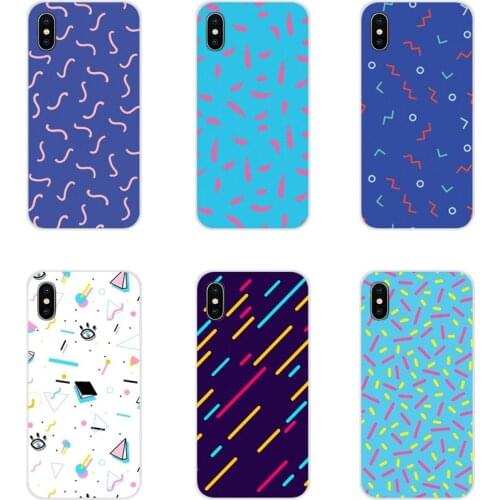 For Samsung Galaxy A3 A5 A7 A9 A8 Star A6 Plus 2018 2015 2016 2017 Memphis Abstract Accessories Phone Cases Covers