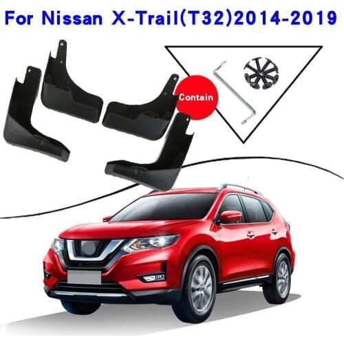 Car Accessories For Nissan XTrail T32 X-Trail X Trail 2014-2019 Mudguards Splash Guards Fender Mudflaps Car Fender Mud Flaps