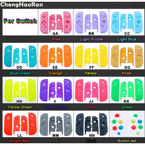 ChengHaoRan Housing Case for Nintendo Switch NS Controller Shell Game Console Button set For Switch Joy-Con Case