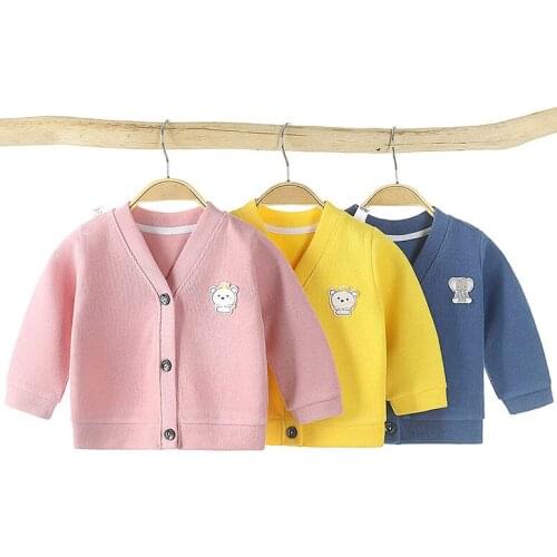 Spring autumn Knitted Cardigan Sweater Baby Children Clothing Boys Girls Sweaters Kids Wear baby boy clothes winter