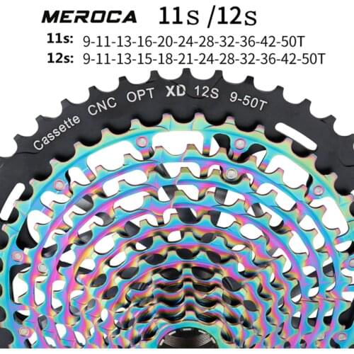 MEROCA Mountain Bike ultra Light Strand Empty CNC Integrated Flywheel 11/12 Speed XD Free hub body 9-50T Freewheel