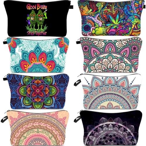 Cartoon Cosmetic Bag Waterproof Printing Makeup Storage Bag Convenient Fashion Wash Bag Ladies Multifunctional Beauty Bag