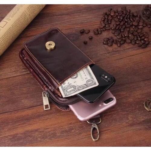 Belt Clip Man Genuine Cow Leather Mobile Phone Case Pouch For Huawei Mate 9/Mate 9 Pro,Honor 6x (2016),Y5II,Y3II,Honor 7 Lite