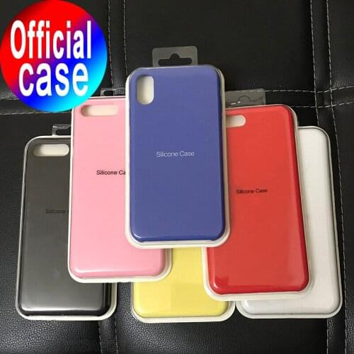 Luxury Plain Color Liquid Silicone Case For iPhone X XR XS 11 Pro MAX 6 6S 7 8 Plus SE 2020 Soft Silicon Matte Phone Cover
