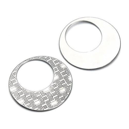 5pcs/lot 20mm 30mm Round Connector Metal Alloy Pendant For DIY bracelet Jewelry Making fg4s