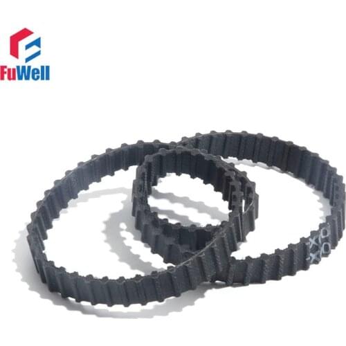 Timing Pulley Belt DXL Type 172/180/182/184/190/198DXL Double Teeth Gear Belt 10mm/15mm Belt Width Black Rubber Belt